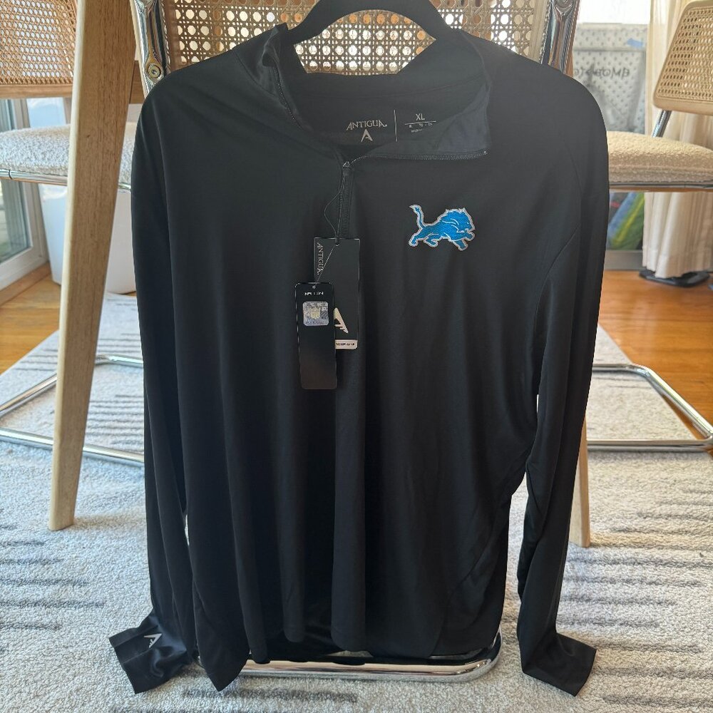 Detroit Lions Quarter-Zip from Antigua
